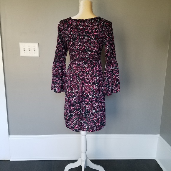 Aqua Bloomingdales Bell Sleeve Dress S Small - Picture 7 of 10